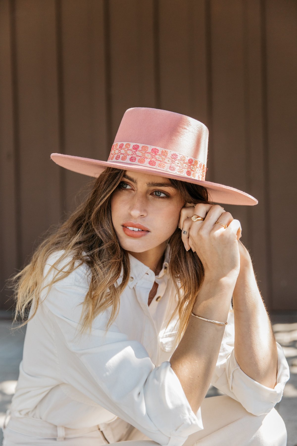 Lack of Color Sierra Hat Lack of Color-- The Sierra- Gold Hat – Wren + Willow main image 3
