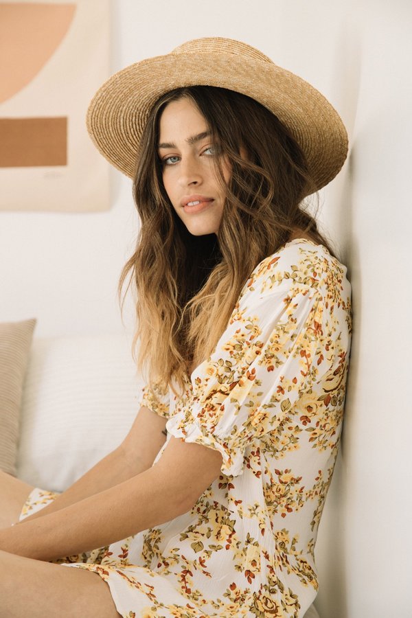 Lack of Color Spencer Boater Special Hat - Natural Wheat  display picture 2