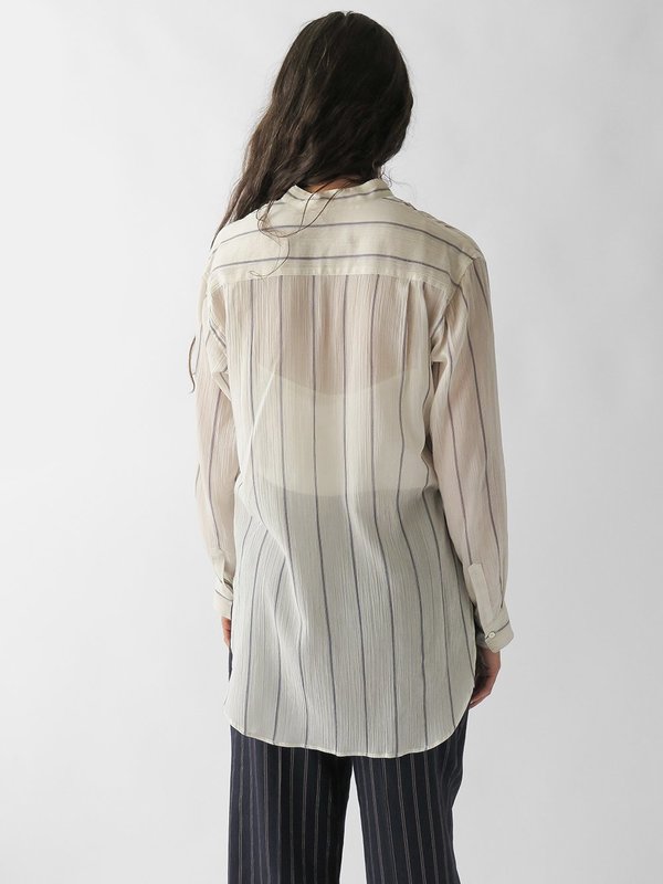 Nico Banda Shirt - White Stripe Nico Banda Shirt - White Stripe