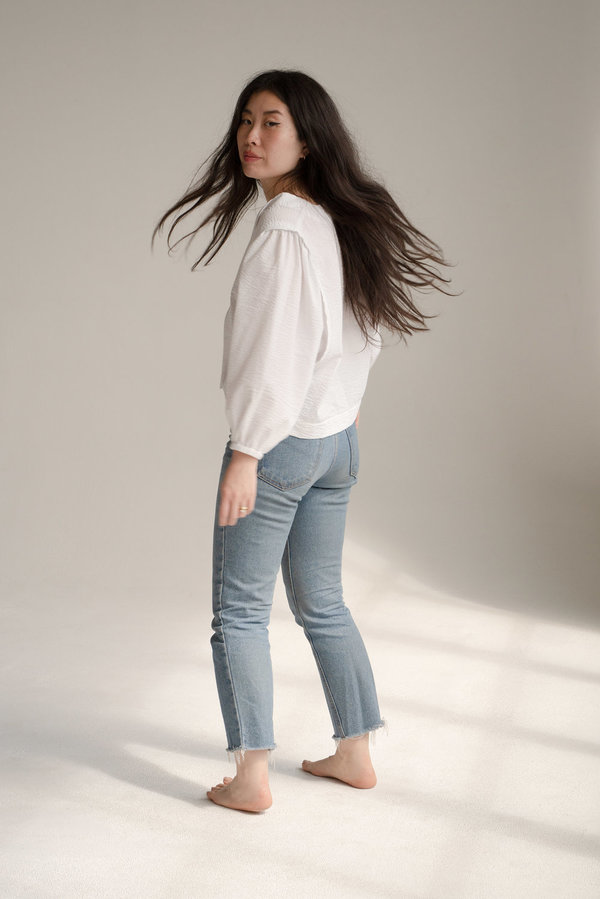Don't Worry BabyParrot Top - Off White Don't Worry BabyParrot Top - Off White