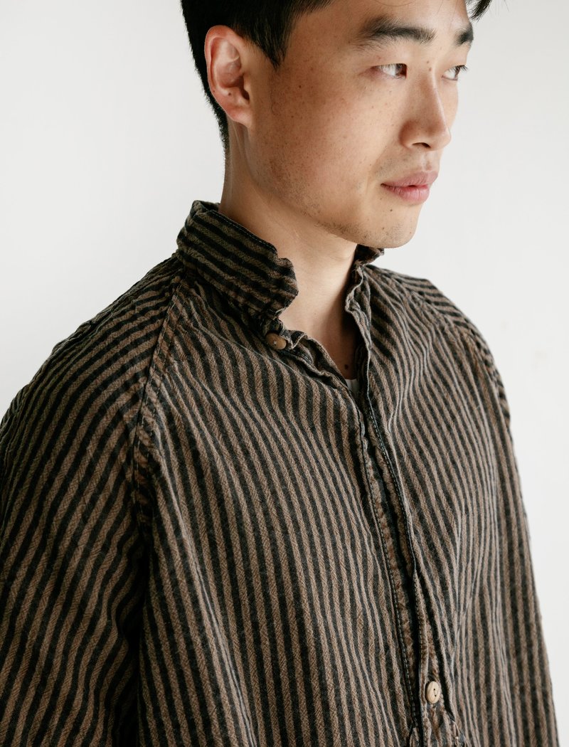 Tender 433 Short Sleeve Calico Walnut Dye Raglan Wallaby Shirt 