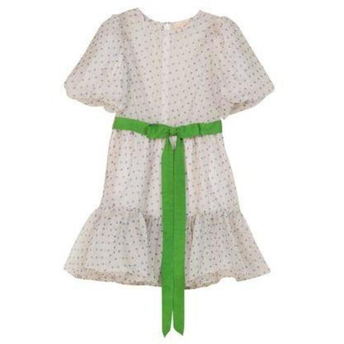 byTiMo Organza Mini Dress - Blue Dots | Garmentory