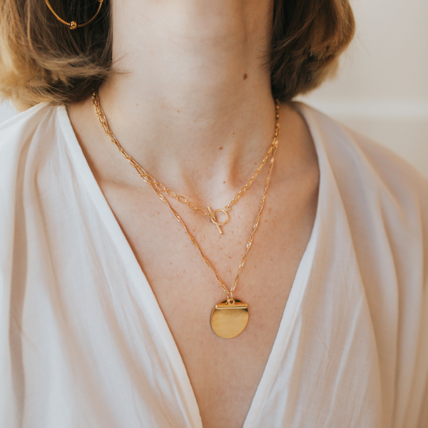 Mod + Jo Faye Pendant Necklace - Gold Mod + Jo Faye Pendant Necklace - Gold