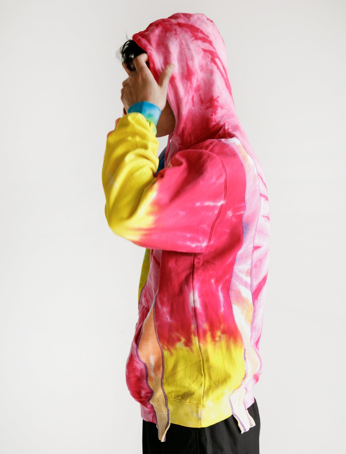 Rebuild by Needles 5 Cuts Hoody - Tie Dye | Garmentory