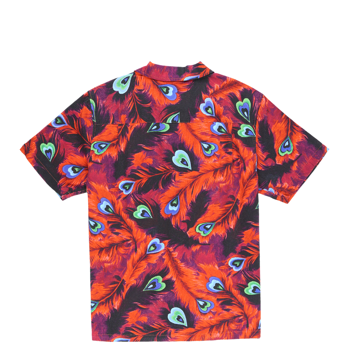 Stussy Peacock Shirt - Red | Garmentory