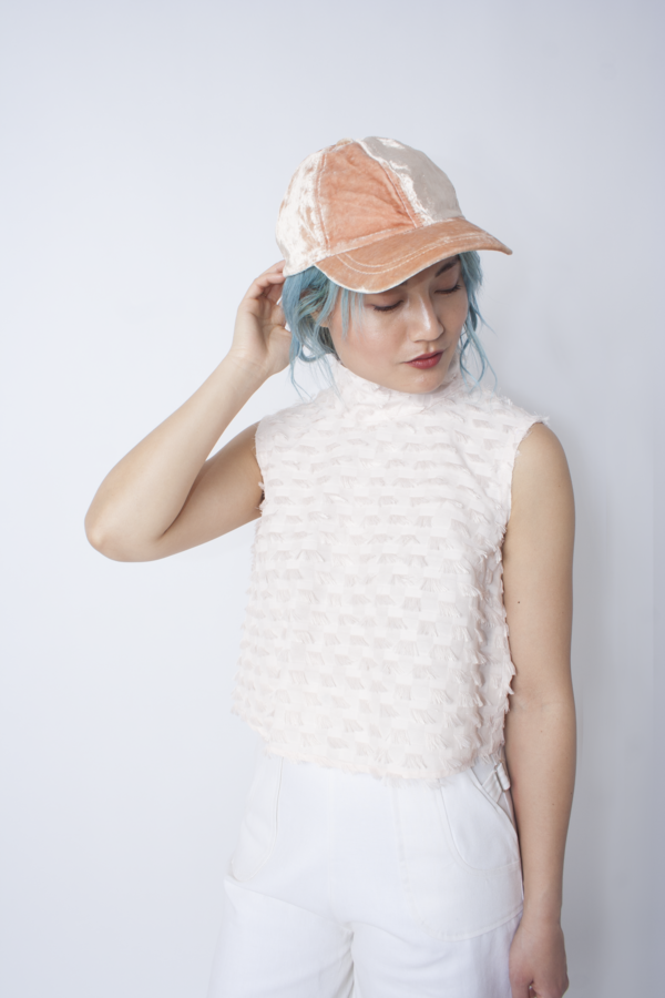 blush baseball cap