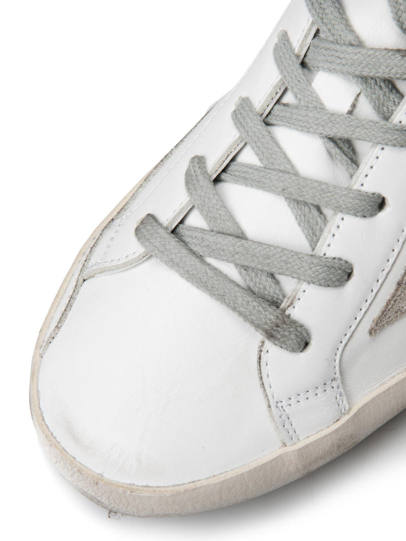 GOLDEN GOOSE DELUXE BRAND SUPERSTAR SNEAKER WITH METAL