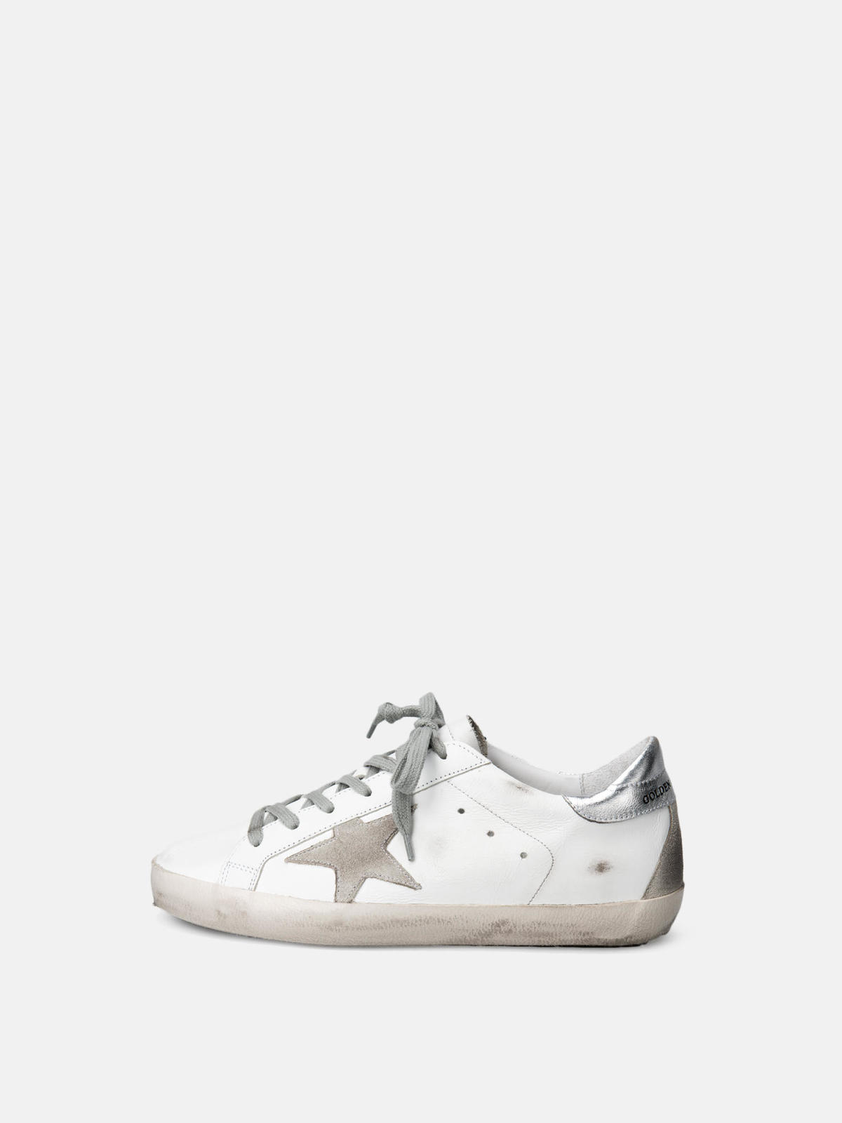 GOLDEN GOOSE DELUXE BRAND SUPERSTAR SNEAKER WITH METAL LETTERING