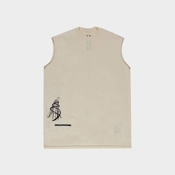 Rick Owens Tarp Tee - Natural | Garmentory