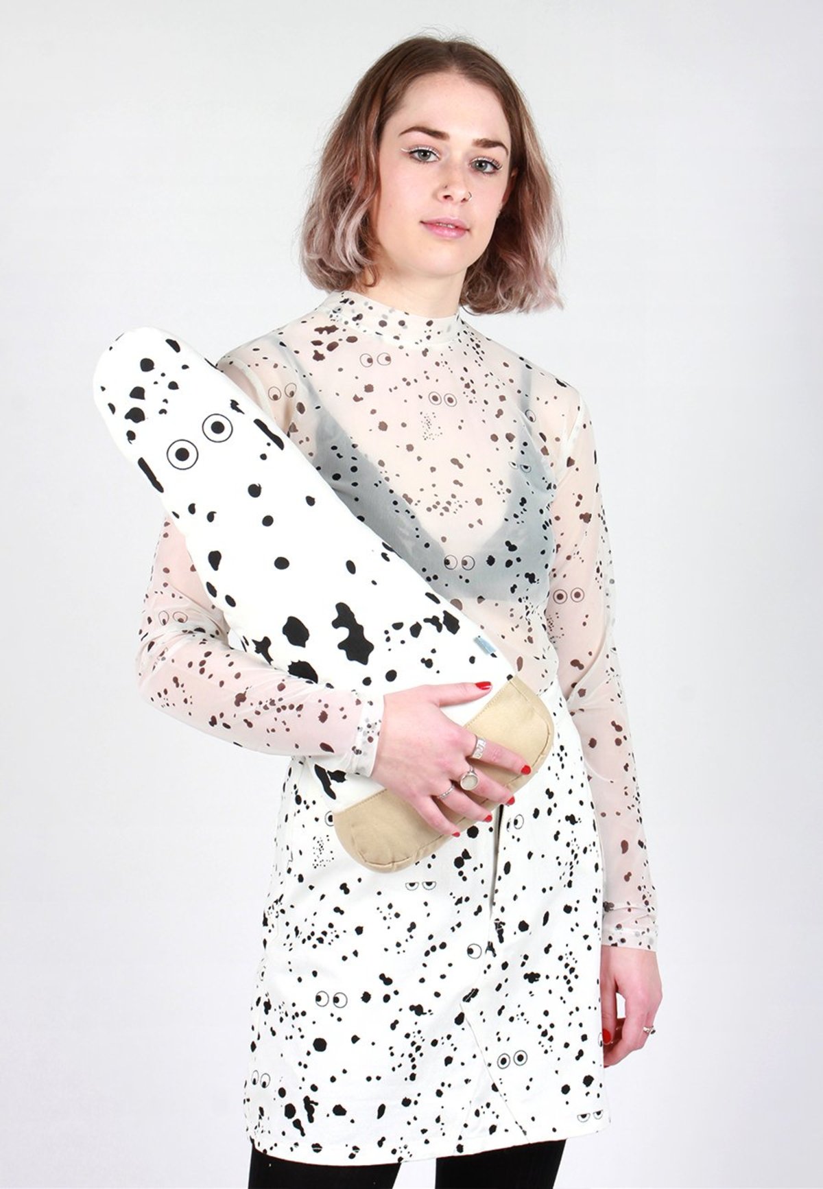 Lazy Oaf X Studio Arhoj Ghost Cushion White Garmentory