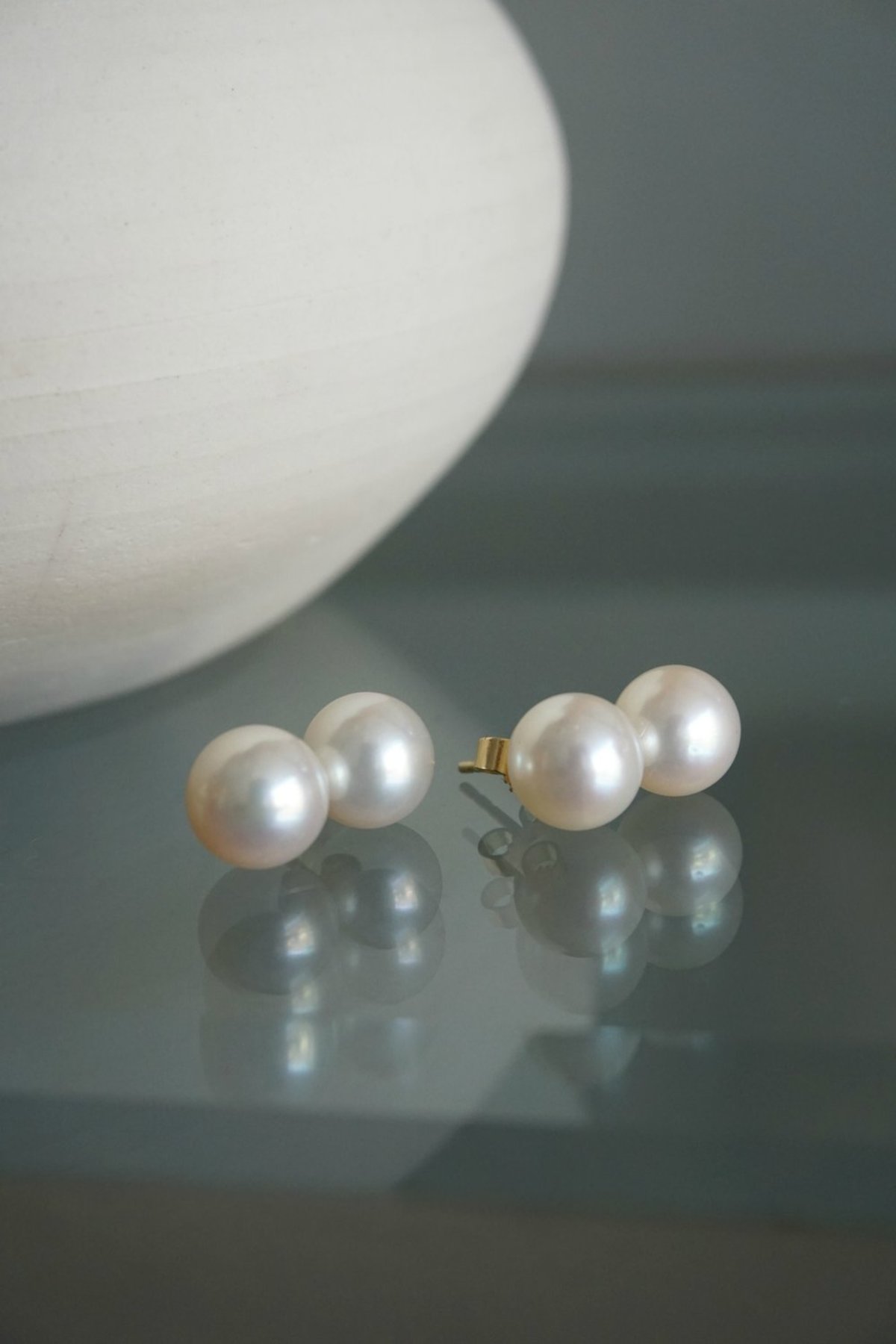 SASKIA DIEZ PEARL POP EARRINGS - 14K Gold - Image 1 of 4