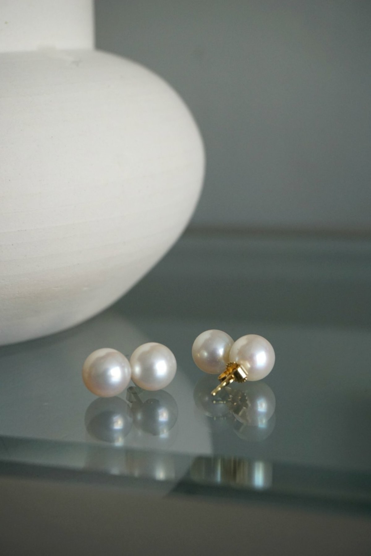 SASKIA DIEZ PEARL POP EARRINGS - 14K Gold - Image 2 of 4