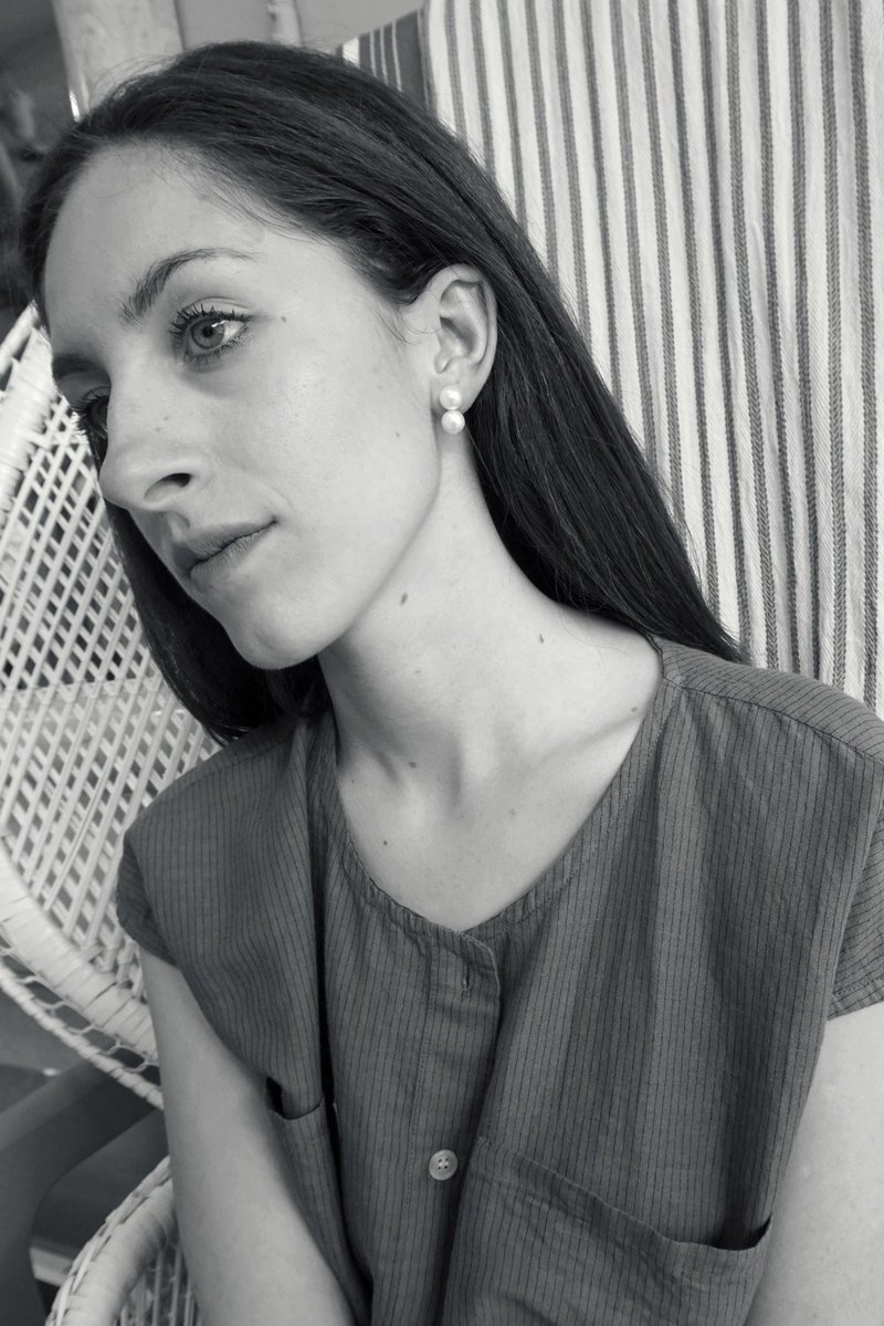 SASKIA DIEZ PEARL POP EARRINGS - 14K Gold