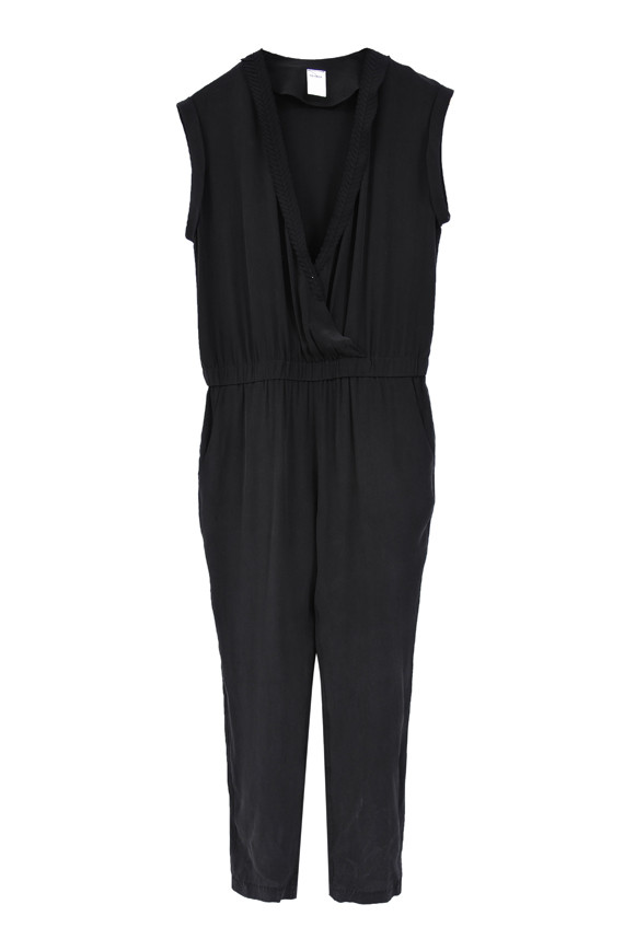 The Korner Deep V-Neck Cap Sleeve Pantsuit The Korner Deep V-Neck Cap Sleeve Pantsuit