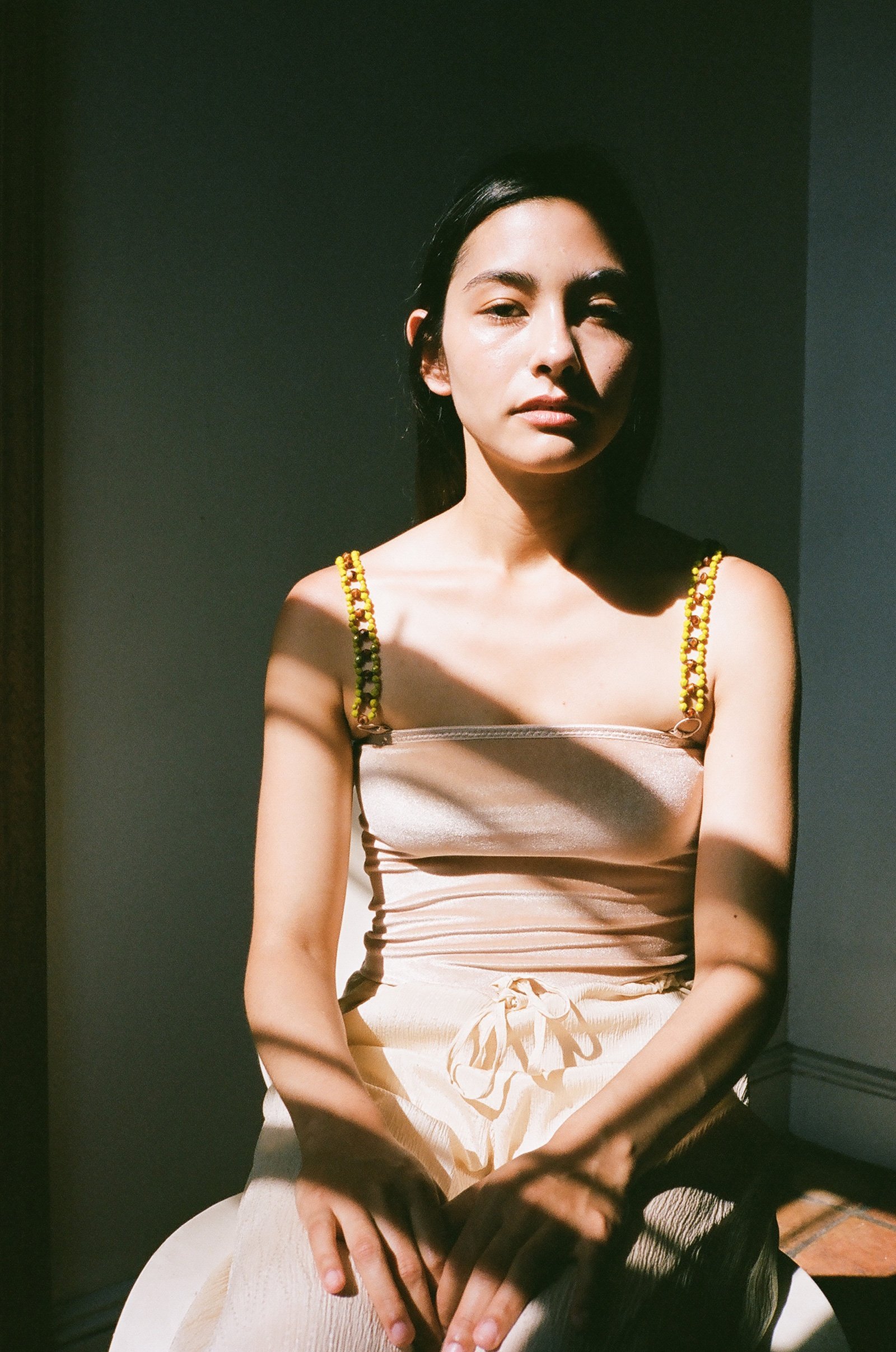 Ami Muse Beaded Bodysuit - Nude | Garmentory