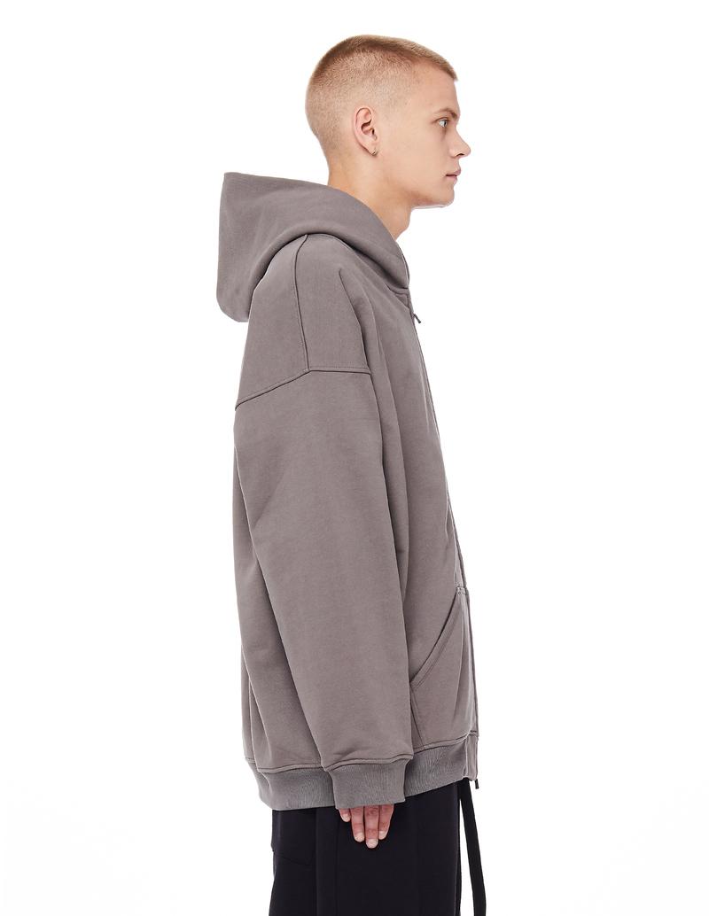 Fear of God Everyday Zip Hoodie - Grey | Garmentory