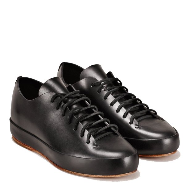 【美品】FEIT HAND SEWN LOW 44 スエード スニーカー 黒 Feit Hand Sewn Low-Top Sneaker in Black - Blue Owl – Blue