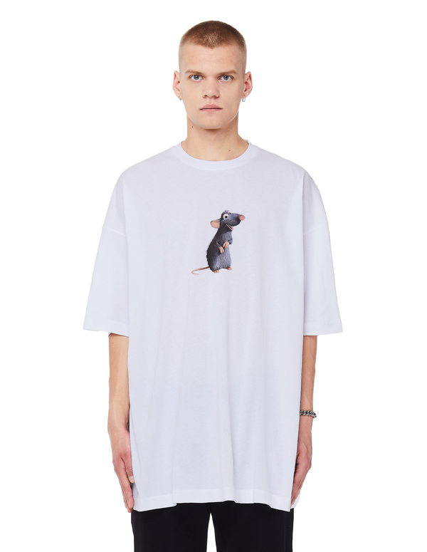 UNISEX Vetements Two-Pack Rat/Cheese T-Shirt - WHITE | Garmentory