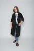 Sara Lanzi Short Sleeve Coat - Black - Thumbnail 3