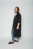 Sara Lanzi Short Sleeve Coat - Black - Thumbnail 4