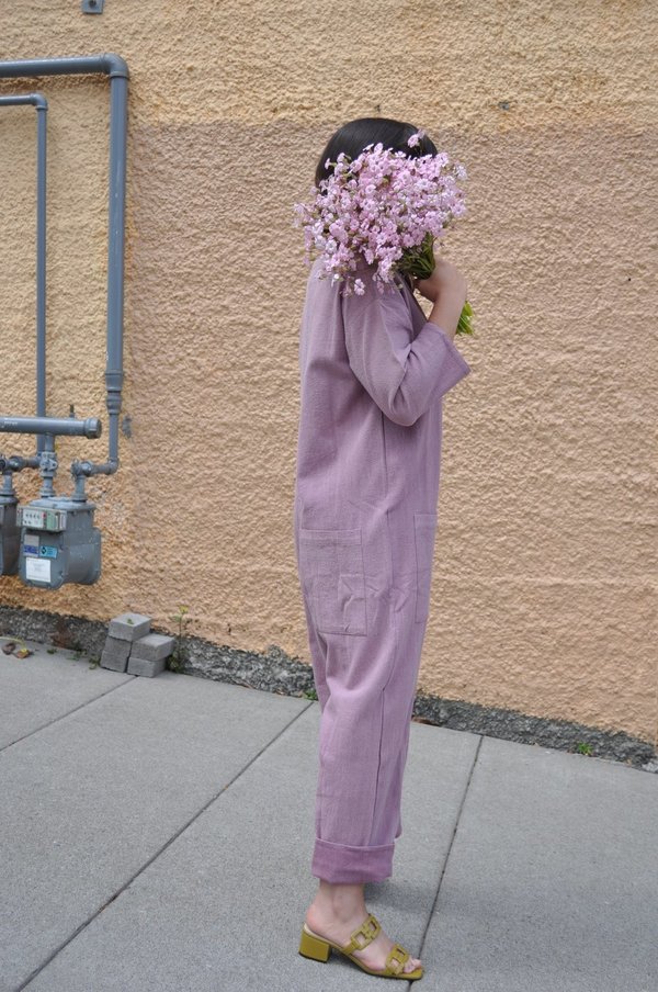 Happy French Gang Jumpsuit - Lavender