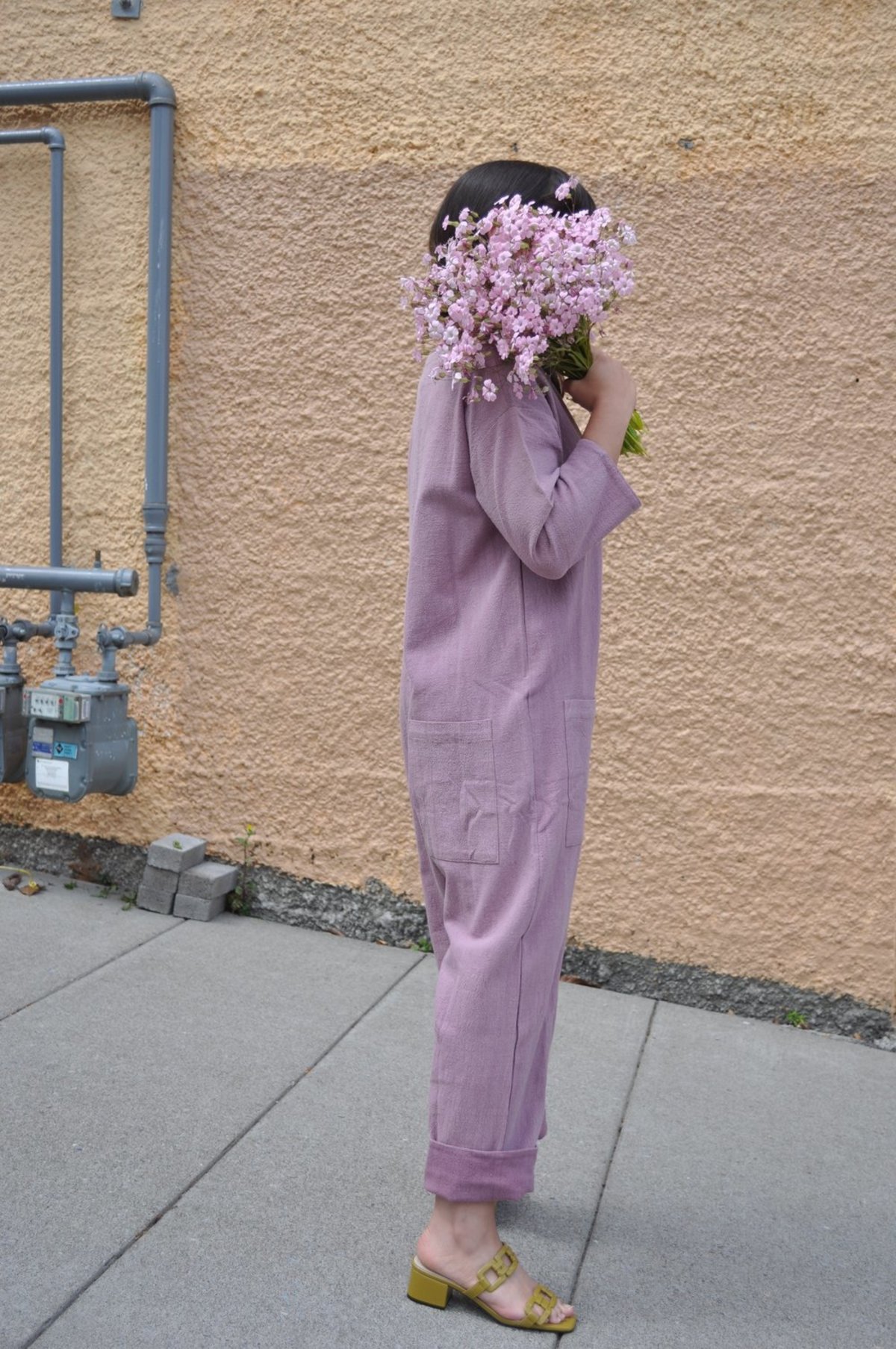 Happy French Gang Jumpsuit - Lavender - Image 6 of 9