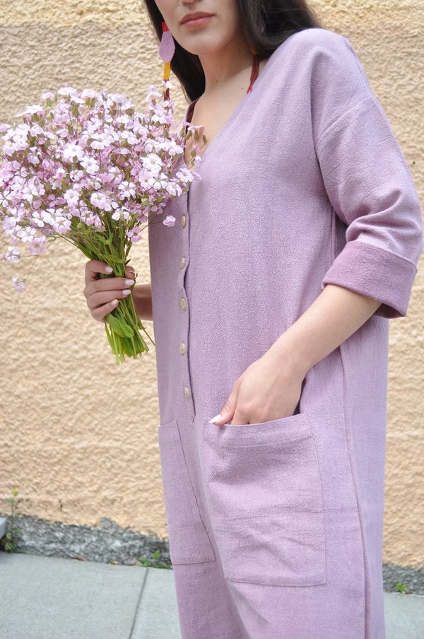 Happy French Gang Jumpsuit - Lavender