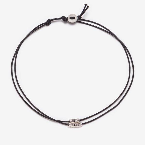 PILAR AGUECI HELIOS CHOKER - BLACK/SILVER PILAR AGUECI HELIOS CHOKER - BLACK/SILVER
