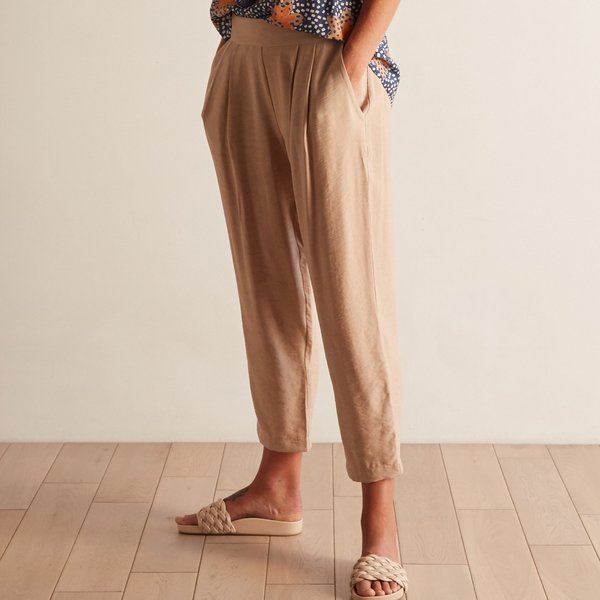 The Odells Pleat Front Pant - Sabbia The Odells Pleat Front Pant - Sabbia