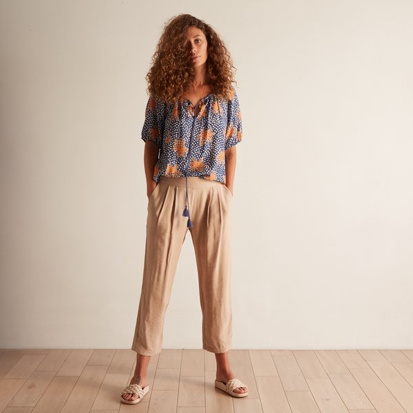 The Odells Pleat Front Pant - Sabbia The Odells Pleat Front Pant - Sabbia