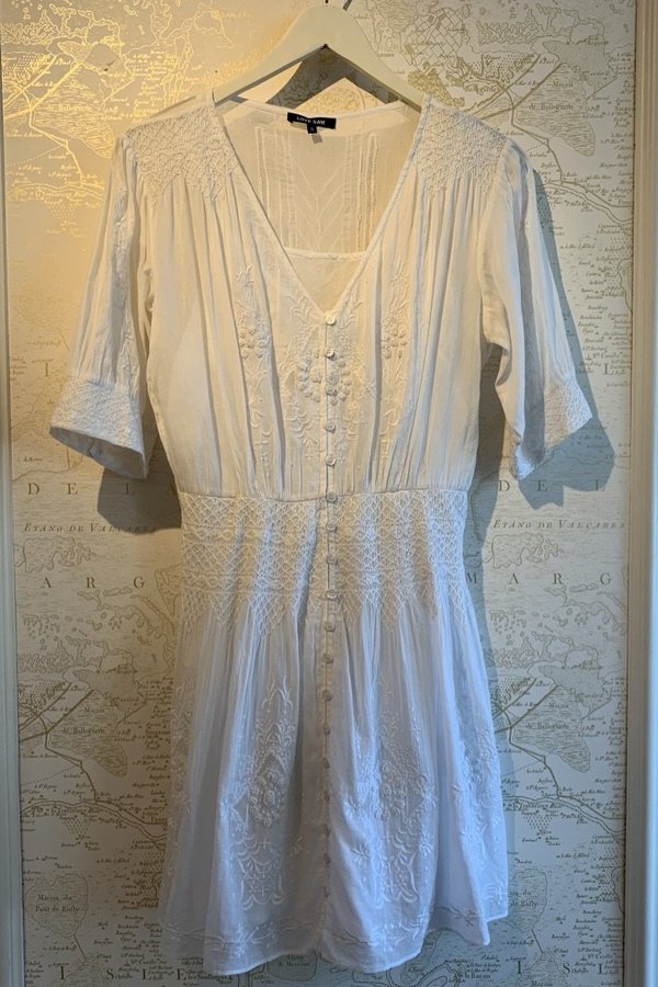 Love Sam 'Rochelle' Mini Embroidered Dress - white | Garmentory