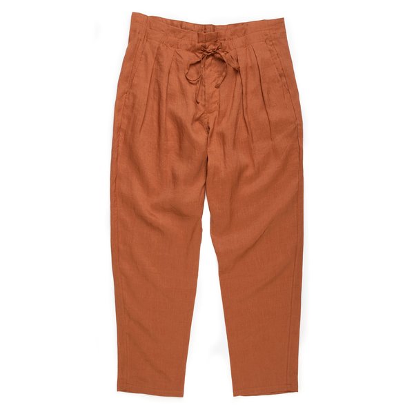 Monitaly Drop Crotch Pants - Brown