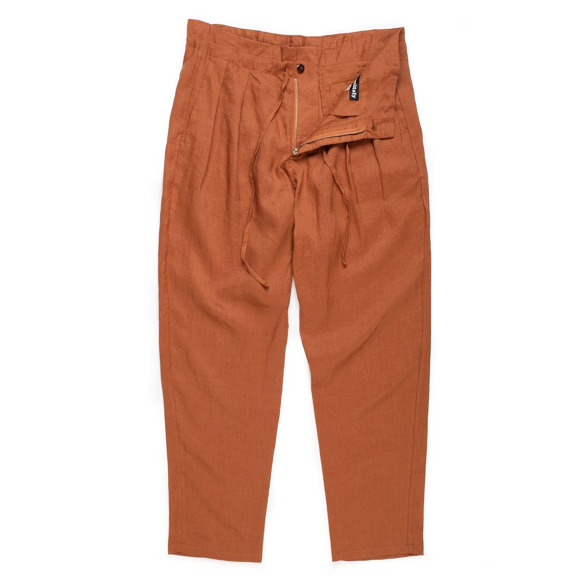 Monitaly Drop Crotch Pants - Brown - Image 2 of 4