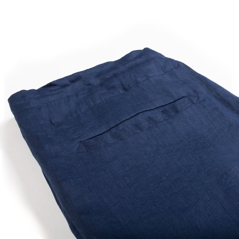 Monitaly Drop Crotch Pants - Navy