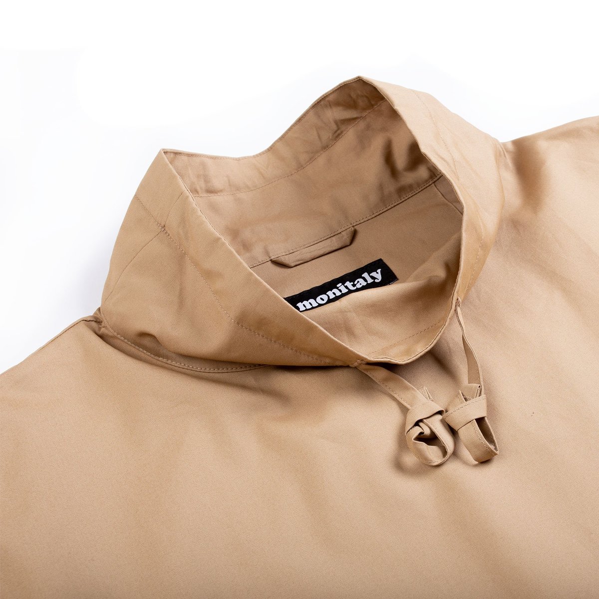 Monitaly Mock Neck Pullover - Khaki - Image 3 of 5