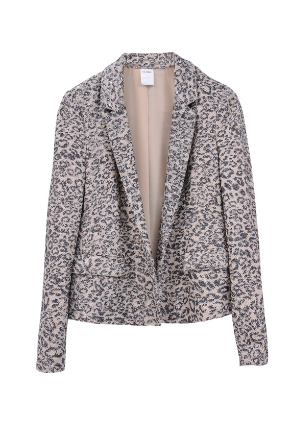 The Korner Sequin Leopard Print Blazer The Korner Sequin Leopard Print Blazer