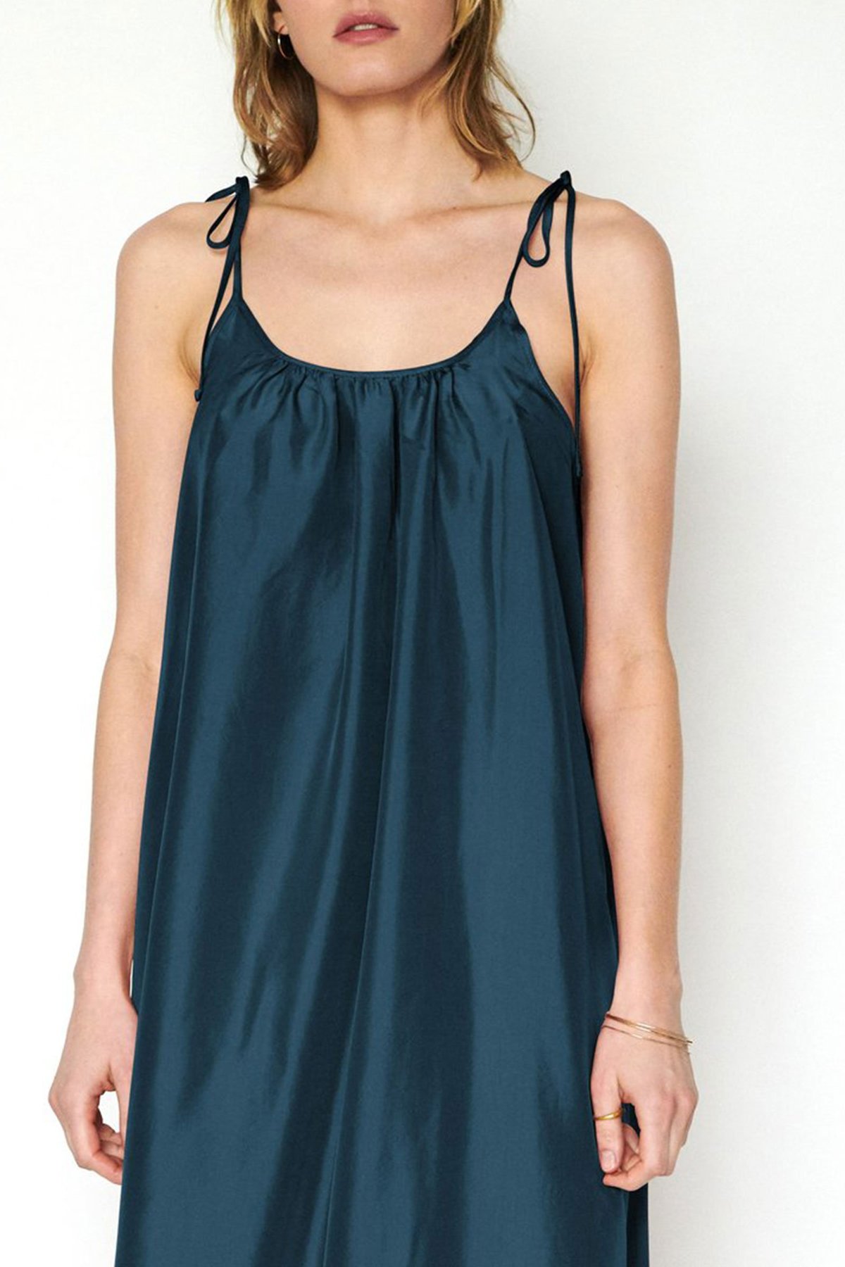 Loup Charmant silk dress USA製　インポート　アメリカ Loup Charmant Maxi Silk Slip Dress - Deep Ocean | Garmentory