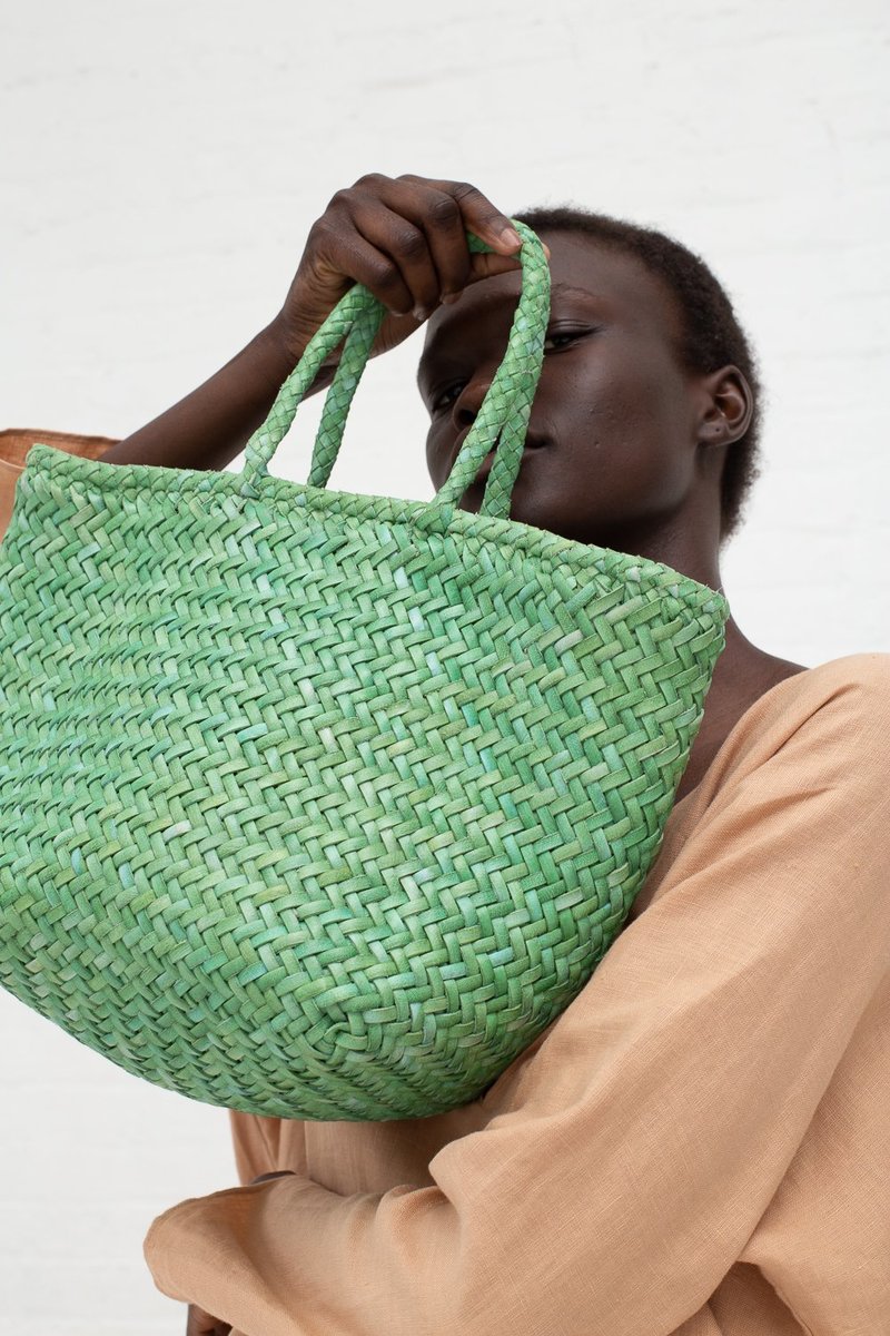 Dragon Diffusion Grace Basket Bag Small - Verde | Garmentory
