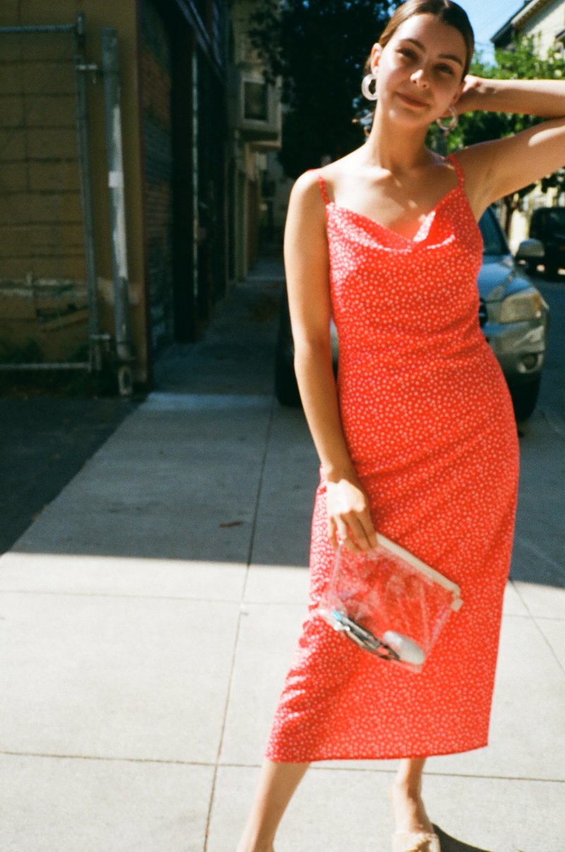 Charlie Holiday Penelope Slip Dress - Red Daisy | Garmentory Charlie Holiday Penelope Slip Dress - Red Daisy | Garmentory