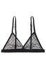 The Great Eros Eros Triangle Bralette - Black - Thumbnail 1