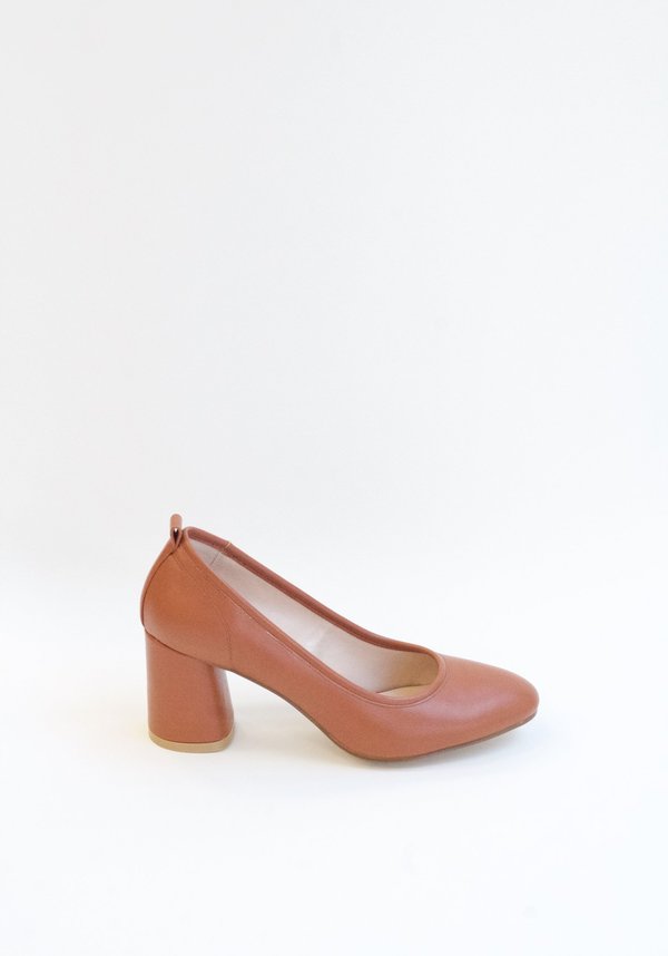 Collection & Co Angelica Block Heel - Tan Collection & Co Angelica Block Heel - Tan