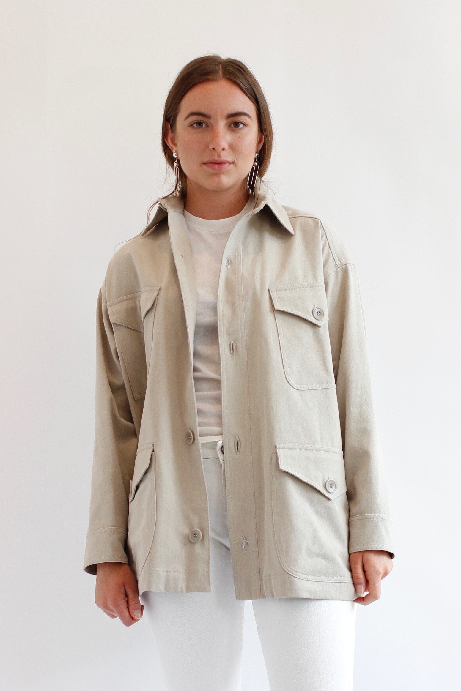 Katharine Hamnett Kate Jacket - Sand | Garmentory