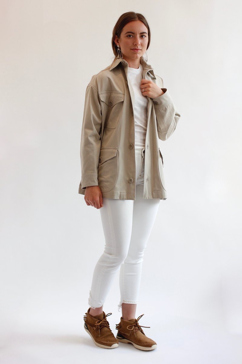 Katharine Hamnett Kate Jacket - Sand | Garmentory