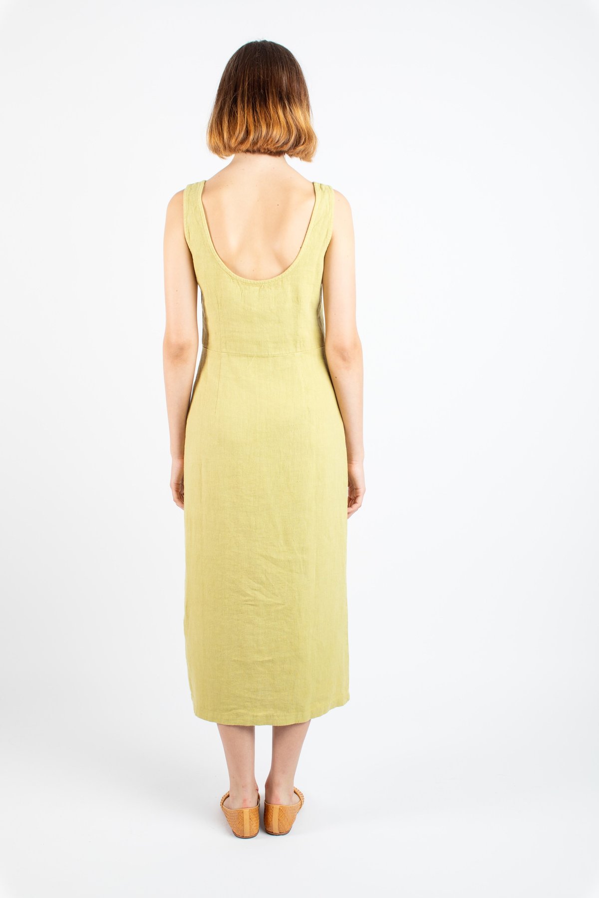 Paloma Wool Galatea linen dress - green | Garmentory