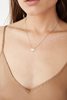 Chan Luu pearl pendant with micro diamond necklace - silver - Thumbnail 1