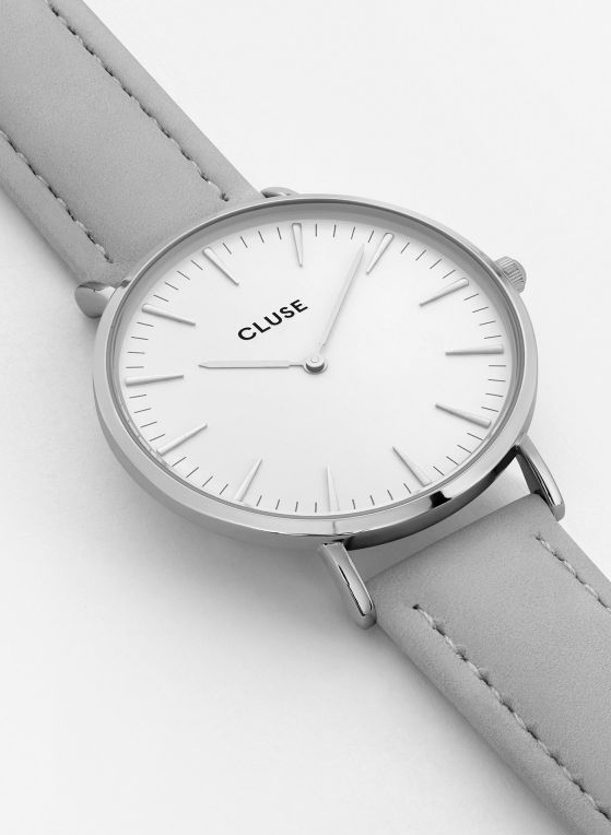 Cluse La Boheme Silver Watch Grey Cluse La Boheme Silver Watch Grey