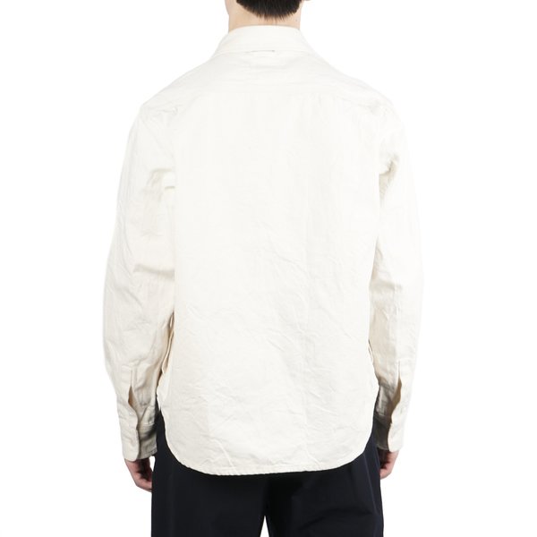 Snow Peak OKAYAMA OX WORK SHIRT - ECRU | Garmentory