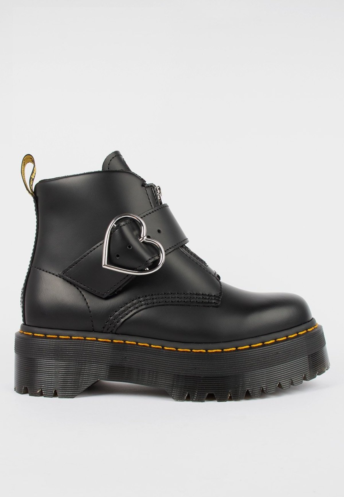 Lazy Oaf X Dr Martens Buckle Boot - black smooth | Garmentory