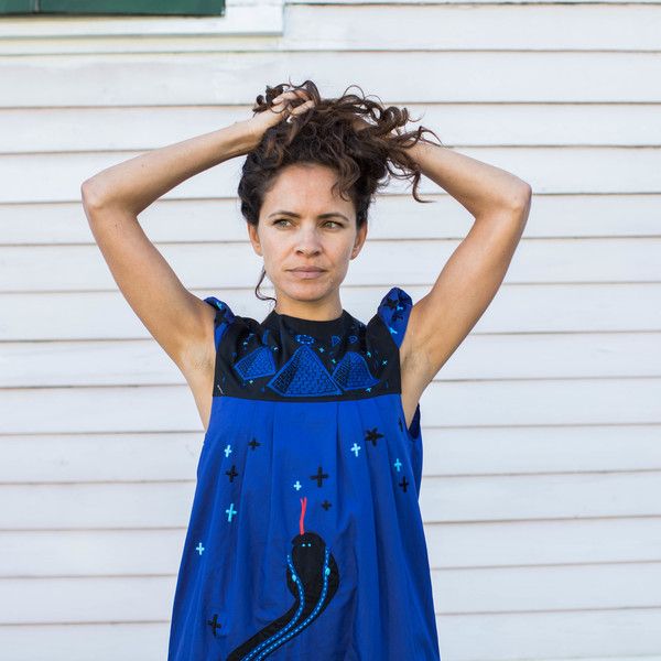 Sara Ruffin Costello Cosmic Serpent Dress | Garmentory