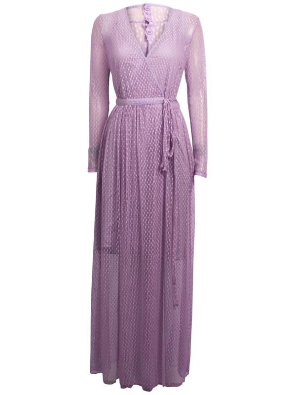 baum und pferdgarten purple dress Baum Und Pferdgarten Ashaki Empire Waist Sundress In Baby Lavender